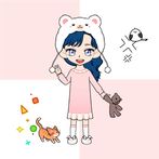K-pop Webtoon Character Girls