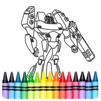 Robot Coloring Game for Boys