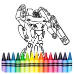 Robot Coloring Game for Boys