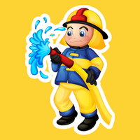 Firefighter game: for kids
