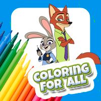 Zootopia Coloring Game