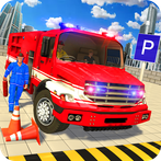 Fire Truck Parking Water Game