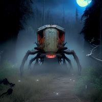 Spider scary Train Multiplayer