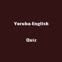 Yoruba-English Quiz