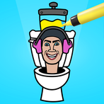 Toilet Monster Coloring Master