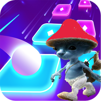 Smurf Cat Dance Tiles Hop