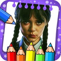 Wednesday Addams Coloring Book