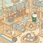 Idle Cat Hotel - Cozy Games