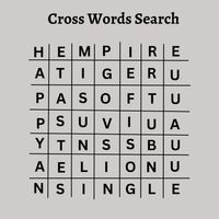 Cross Words Search