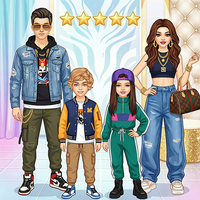 Superstar Family Dress Up Game