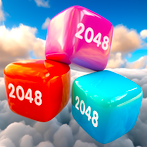 2048 Merge Cubes 3D: x2 blocks