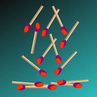 Falling Matchsticks