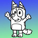 bluey bingo coloring games