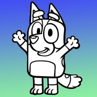 bluey bingo coloring games