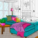Interior Coloring By Numbers