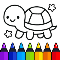 Coloring games for kids: 2-5 y