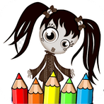 coloring scary horror