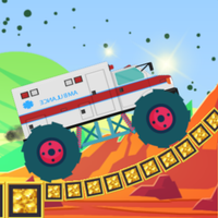 Monster Hill Climb Ambulance