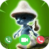 Smurf Cat Fake Call game