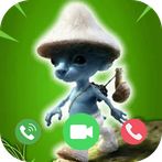 Smurf Cat Fake Call game