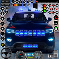 Police SUV Prado Driving Chase