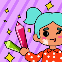 Toca Coloring Book Glitter