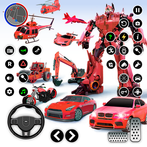 Flying Robot Car Morphing Game