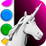 Unicorn 3D Coloring Book