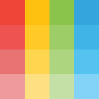 Orderly Colored Display