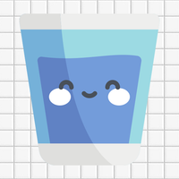 Happy Filled Glass One