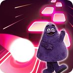 Grimace Monster Scary Tiles 3D