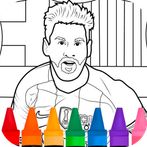 Football Players : Coloring
