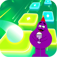 Grimace Shake Tiles Hop