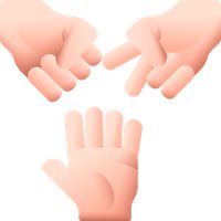 Stone, paper, scissors