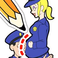 Draw Happy Police: Trivia Game