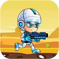 Jetpack HeroRobo Shot and Runn