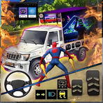 Indian DJ Driver 3D Spide Hero