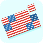 Flag Swipe Puzzle-country quiz