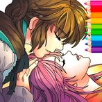 Romantic Anime Coloring Book