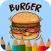 Hamburger coloring game