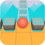 Scrolling Ball in Sky: casual rolling game