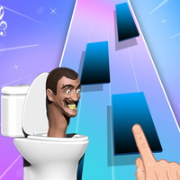 Skibidi toilet piano Tiles