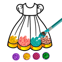 Dress Coloring Pages: Art Game