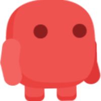 Running red man