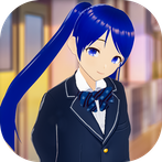 High school anime girl 3D Life