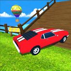 Impossible Beach Ramp Car Game