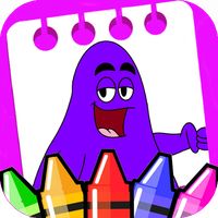 The Grimace Shake Color book