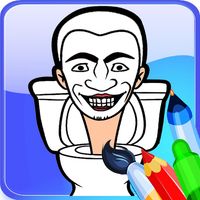 Skibidi Coloring Page Toilete