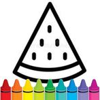Watermelon Coloring Book