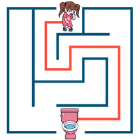 Maze Run: Path To Toilet